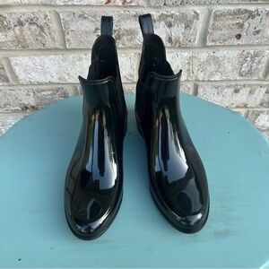 Michael Kors Glossy Black Boots